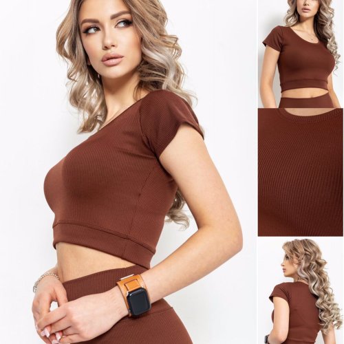 Топ Relaxwear (S-XL) 253 brown (лето) Relaxwear 253 brown