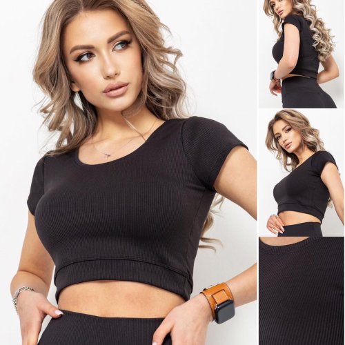 Топ Relaxwear (S-XL) 256 black (лето) Relaxwear 256 black