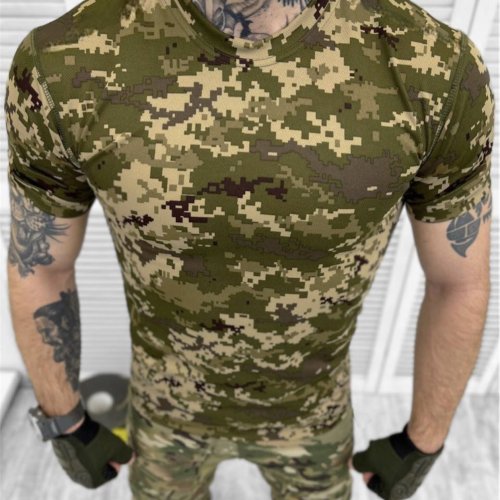 Футболка Madoka (M-3XL) 25 khaki (лето) Madoka 25 khaki