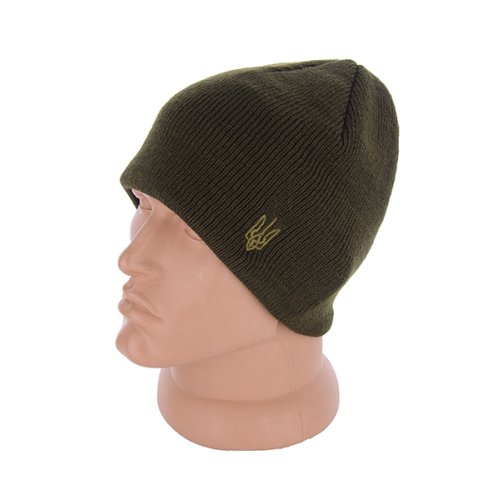 Шапка Viola (56-60) TR1 тризуб khaki (зима) Viola TR1 тризуб khaki