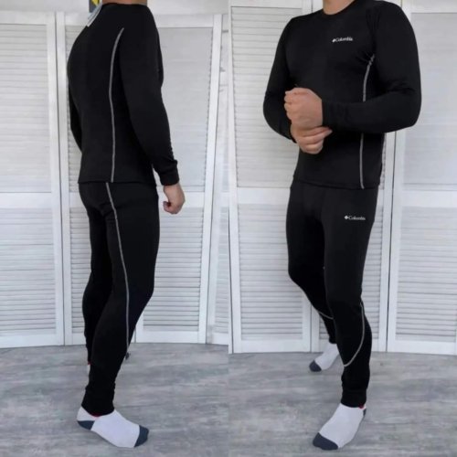 Термобелье Sport style (3XL-6XL) SS7 black (зима) Sport style SS7 black