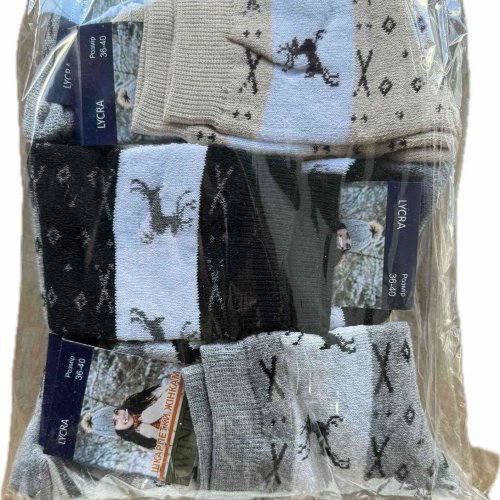 Носки ALIA (37-41) 1878 mix (зима) ALIA 1878 mix