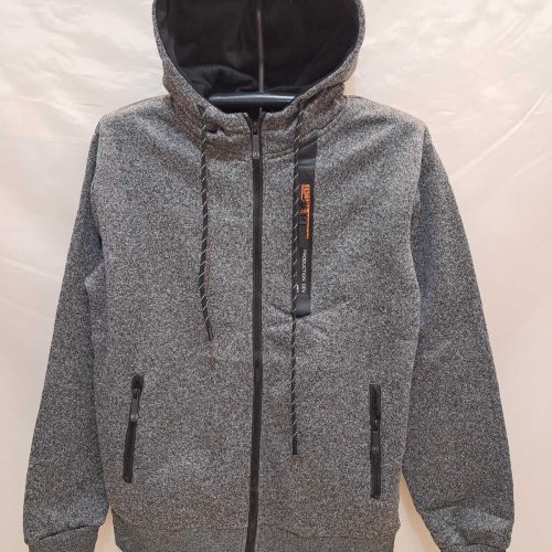 Кофта спорт Giang (M-3XL) 2351A grey (зима) Giang 2351A grey
