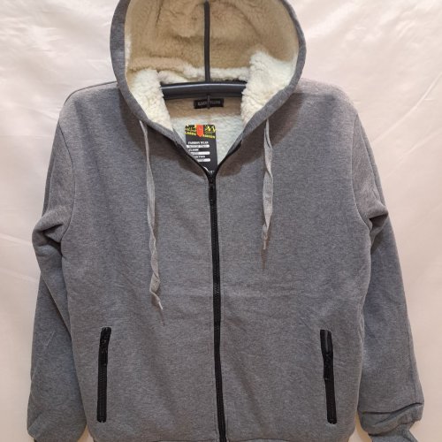 Кофта спорт Giang (M-3XL) 2353A grey (зима) Giang 2353A grey