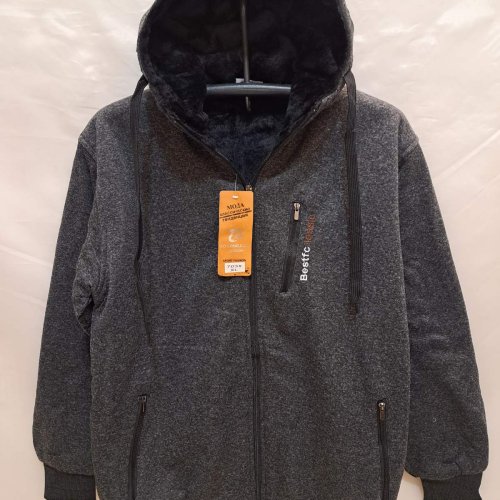 Кофта спорт Giang (XL-5XL) 703 d.grey (зима) Giang 703 d.grey