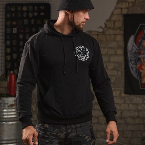 Худи Madoka (M-3XL) 418 black (деми) Madoka 418 black