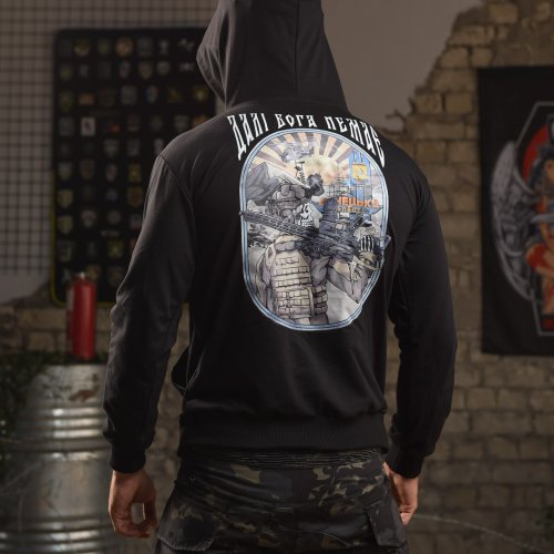 Худи Madoka (M-3XL) 419 black (деми) Madoka 419 black