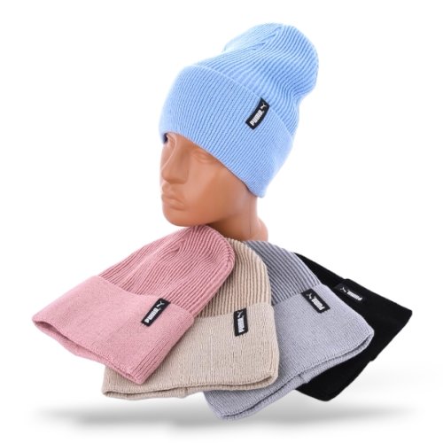 Шапка КОРОЛЕВА (one size) 10-02Ж фліс mix (зима) КОРОЛЕВА 10-02Ж фліс mix