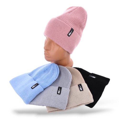 Шапка КОРОЛЕВА (one size) 10-03Ж фліс mix (зима) КОРОЛЕВА 10-03Ж фліс mix