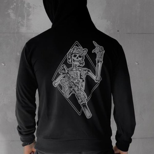 Худи Madoka (M-3XL) 424 black (деми) Madoka 424 black