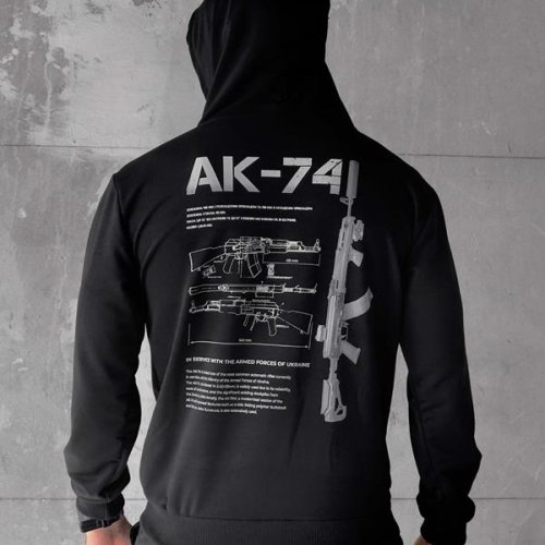 Худи Madoka (M-3XL) 426 black (деми) Madoka 426 black