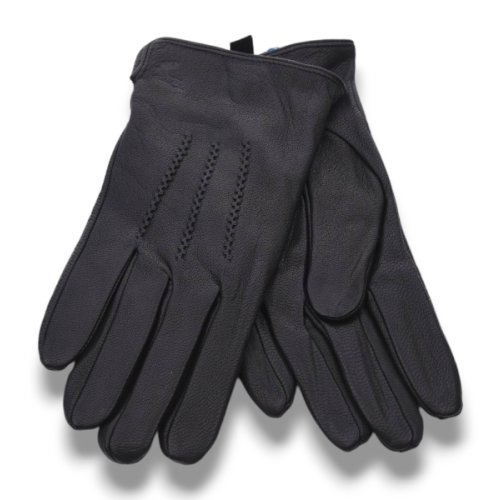 Перчатки КОРОЛЕВА (11-13) 0539B шк-олень вовна black (зима) КОРОЛЕВА 0539B шк-олень вовна black