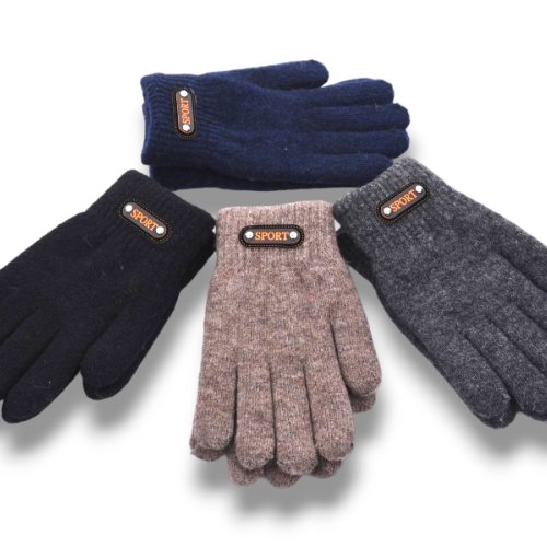 Перчатки КОРОЛЕВА (5-7) 6006 двойна mix (зима) КОРОЛЕВА 6006 двойна mix