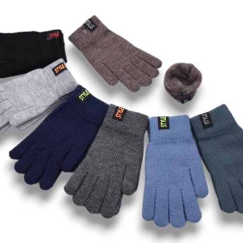 Перчатки КОРОЛЕВА (7-9) 6002 одинар-сенсор mix (зима) КОРОЛЕВА 6002 одинар-сенсор mix