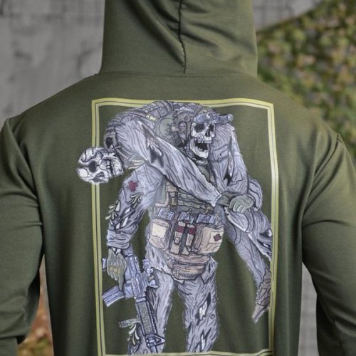 Худи Madoka (M-3XL) 456 khaki (деми) Madoka 456 khaki