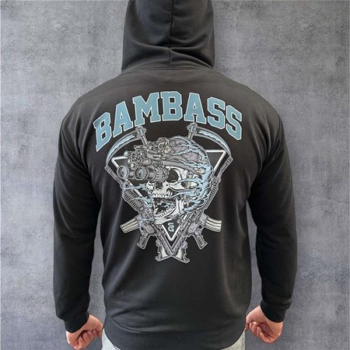 Худи Madoka (M-3XL) 455 black (деми) Madoka 455 black