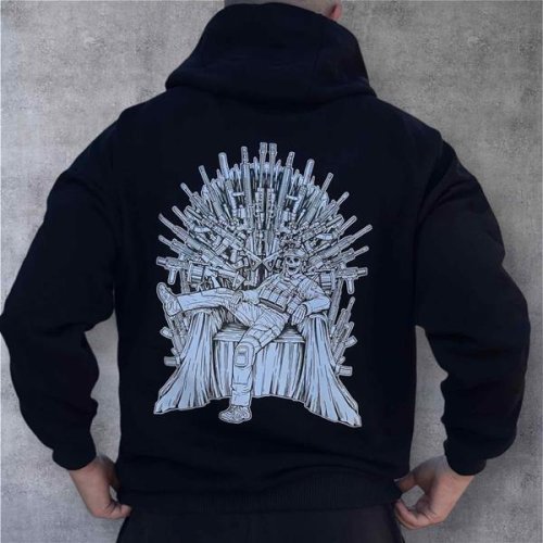 Худи Madoka (M-3XL) 470 black (деми) Madoka 470 black