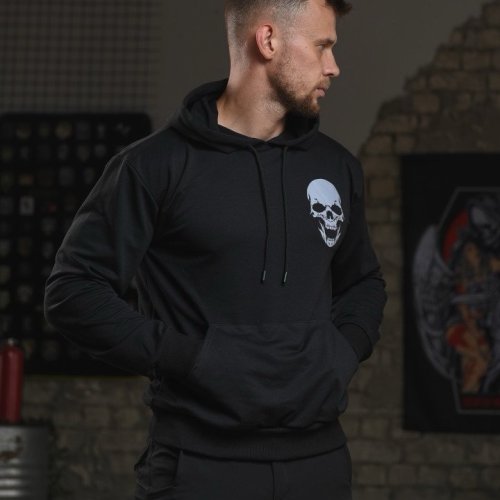 Худи Madoka (M-3XL) 473 black (деми) Madoka 473 black