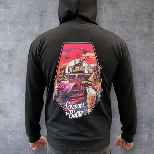 Худи Madoka (M-3XL) 473 black (деми) Madoka 473 black