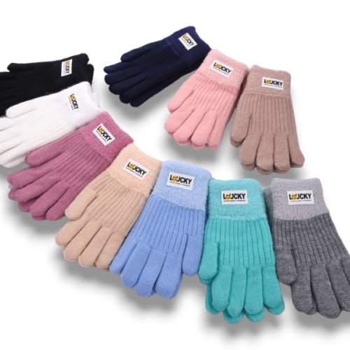 Перчатки КОРОЛЕВА (12-14) E0934 юніор двойн.mix (зима) КОРОЛЕВА E0934 юніор двойн.mix