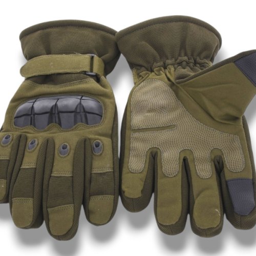 Перчатки КОРОЛЕВА (one size) M7 тактика-хутро khaki (зима) КОРОЛЕВА M7 тактика-хутро khaki