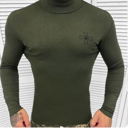 Гольф Madoka (S-3XL) 494 khaki (зима) Madoka 494 khaki