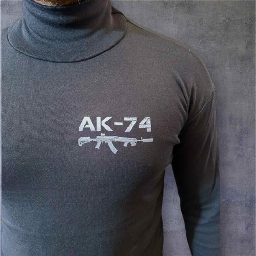 Батник Madoka (S-3XL) 519 black (зима) Madoka 519 black