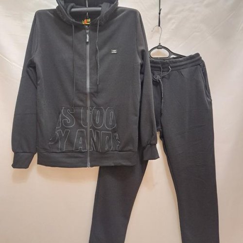 Костюм спорт Giang (M-3XL) A6601 black (зима) Giang A6601 black