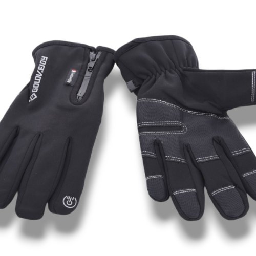 Перчатки КОРОЛЕВА (L-2XL) A300 стрейч-хутро black (зима) КОРОЛЕВА A300 стрейч-хутро black