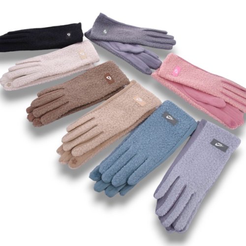 Перчатки КОРОЛЕВА (6.5-8.5) B20-1 тедді mix (зима) КОРОЛЕВА B20-1 тедді mix