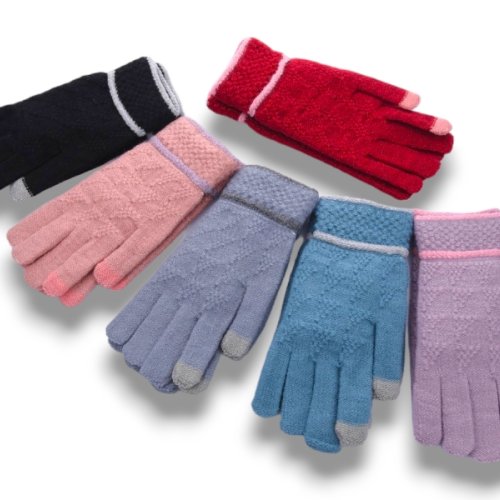 Перчатки YLZL (one size) K004 mix (зима) YLZL K004 mix