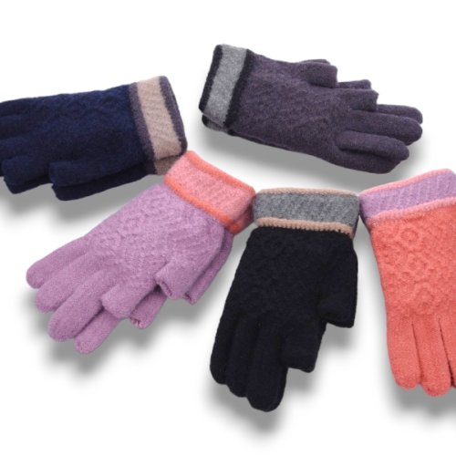 Перчатки YLZL (13-15) K010 mix (зима) YLZL K010 mix