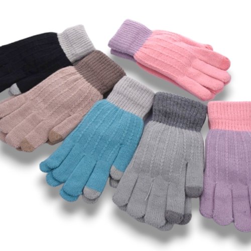 Перчатки YLZL (one size) K054 mix (зима) YLZL K054 mix