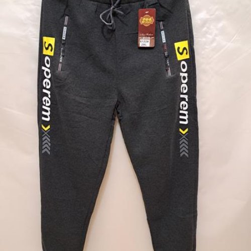 Штаны спорт Giang (L-3XL) 6122 grey (зима) Giang 6122 grey