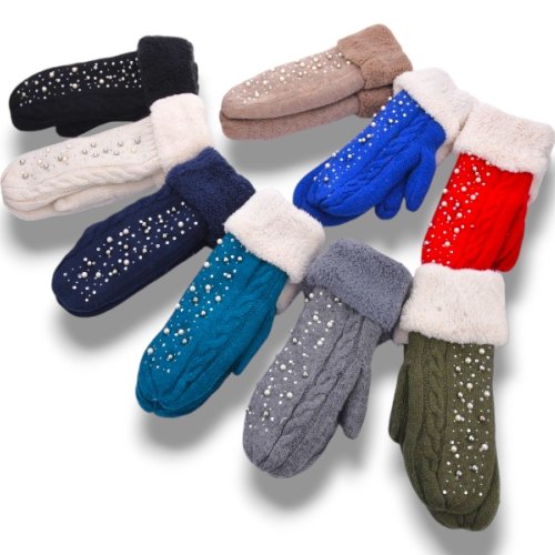 Варежки YLZL (one size) L52B mix (зима) YLZL L52B mix