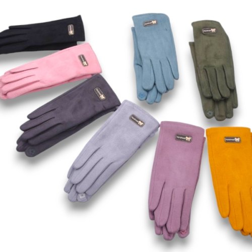 Перчатки YLZL (12-14) ZT195 mix (зима) YLZL ZT195 mix