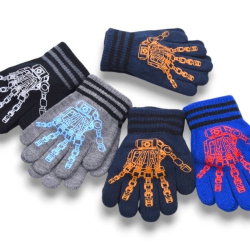 Перчатки YLZL (4-6) 5102 mix (зима) YLZL 5102 mix