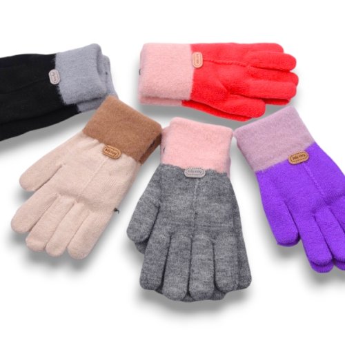 Перчатки YLZL (5-7) 0152 mix (зима) YLZL 0152 mix