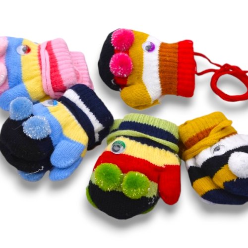 Варежки YLZL (0-1) C44 mix (зима) YLZL C44 mix