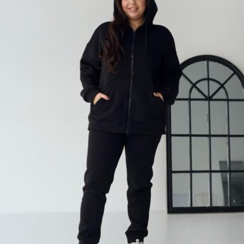 Костюм спорт Sport style (S-XL) 811-8023 black-old-1 (зима) Sport style 811-8023 black-old-1