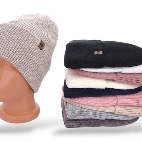 Шапка КОРОЛЕВА (one size) 2-02 фліс mix (зима) КОРОЛЕВА 2-02 фліс mix