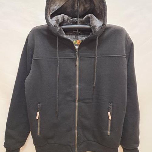 Кофта спорт Giang (M-3XL) 2359A black (зима) Giang 2359A black