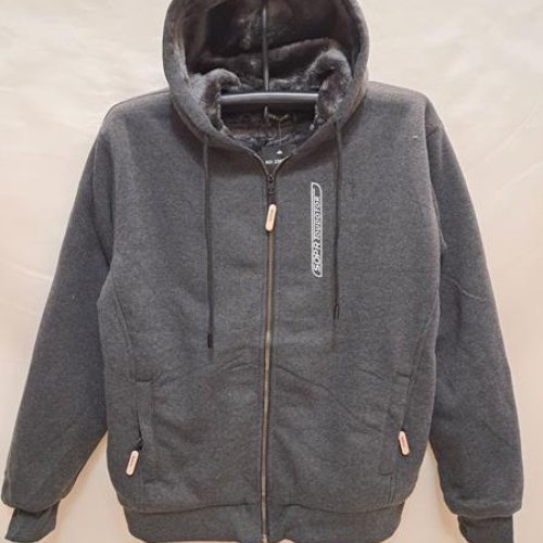 Кофта спорт Giang (M-3XL) 2362A grey (зима) Giang 2362A grey