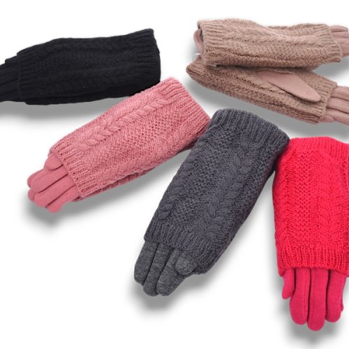 Перчатки YLZL (7-9) 269-4 mix (зима) YLZL 269-4 mix