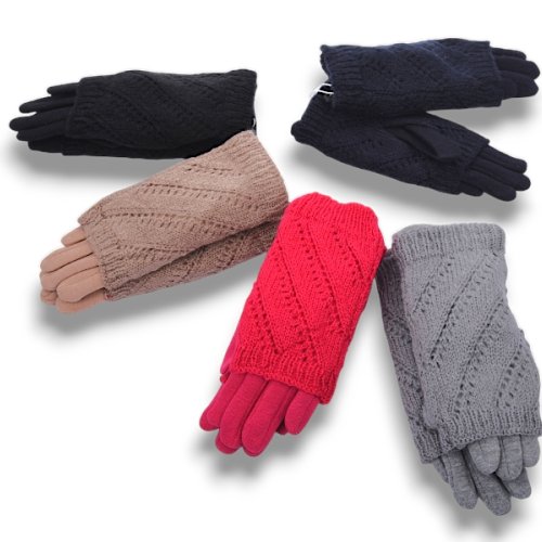 Перчатки YLZL (7-9) 269-5 mix (зима) YLZL 269-5 mix