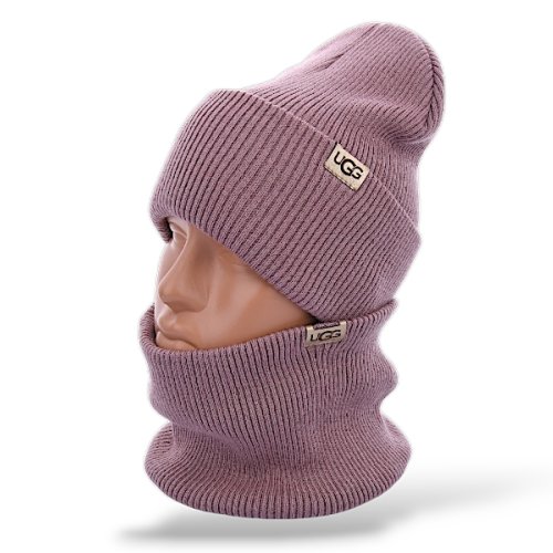 Комплект КОРОЛЕВА (56-58) HS001-18 pink (зима) КОРОЛЕВА HS001-18 pink