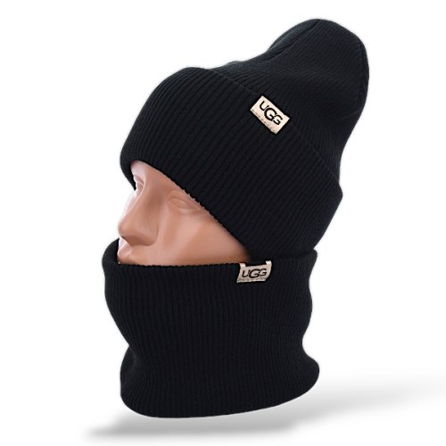 Комплект КОРОЛЕВА (56-58) HS001-19 black (зима) КОРОЛЕВА HS001-19 black