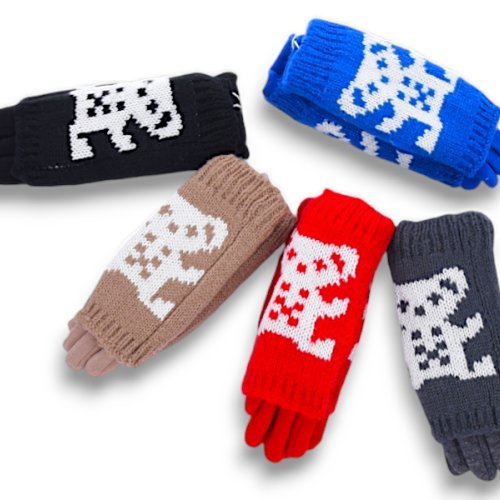 Перчатки YLZL (M-2XL) 80-3 mix (зима) YLZL 80-3 mix