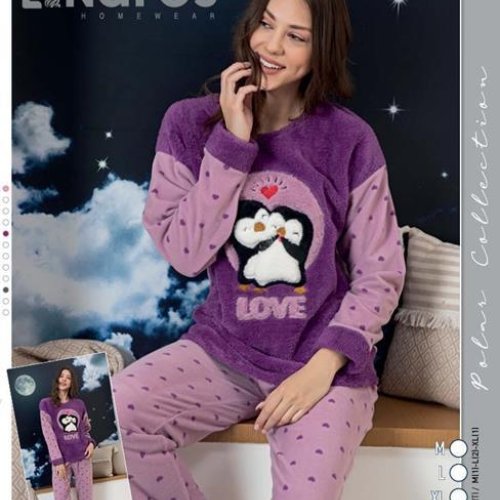 Пижама Disneyopt (M-XL) 16017 purple (зима) Disneyopt 16017 purple