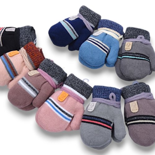 Варежки YLZL (2-3) D172 mix (зима) YLZL D172 mix